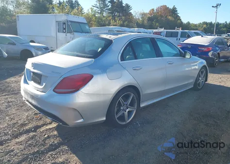 2016 Mercedes-Benz C 300 Sport 4Matic из США, поврежденный, VIN 55SWF4KBXGU141893